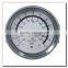 High quality black steel compound gauges pressure gauge