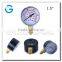 High quality brass internal black steel utility pressure gauges