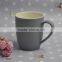 8 oz Cheap Plain Gray Ceramic Coffee Mug