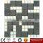 IXGC8-001 Ceramic Mixed Electroplated Glass Mosaic Tiles in 8mm thickness