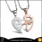 new design gold silver charm stainless steel pendant, multi-color pendant