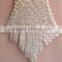Hollow out acrylic knit poncho