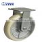 Factory direct sale 8 inches Heavy duty industrial fixed caster wheel