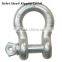 high quality drop forged bolt type bow shackle