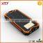 12000mAh solar energy lithium polymer battery outdoor water-proof power bank charger