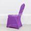 Discount Price Stock Purple Ruffled Chair Cover