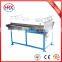 metal sheet leveling and beading machine