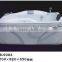 Acrylic Corner Triangular Whirlpool Massage Bathtub