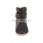 Fashion Winter Genuine Soft Sole Leather Unisex Baby Fur Boots Shoes for Boys and Girls