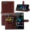 Wholesale Popular Magnetic flip leather wallet case with card slots For Wiko Ridge fab 4G leather case fast delivery