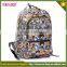 korea style polyester material shoulder strap hipster teens school bags
