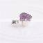 Secret Message Silver Heart Charm With Cubic Zirconia