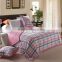 Cheaper solid plain thin quilt duvet/ printed polyester quilt