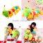 Colorful Inchworm Soft Lovely Caterpillar Pillow Plush Developmental Baby Toy