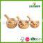 NEW design bamboo mortar and pestle set wholesale