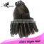Natural black color human hair weaves marley braid hair