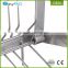 Kitchenware heavy duty loading capacity folding stainless steel metal hanging dish rack