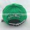 2016 Factory wholesale blank flat brim fashion custom baseball cap/hat from China
