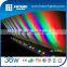 2016 DMX RGB color changing bridgelux chip 36W IP65 led wash light