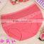 Bamboo fiber Women's Girl's Sexy Lace Perspective Permeability underwear one Size 8 colors