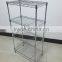 4 Tier Chrome Metal Wire Shelf Storage Urban Rack