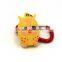 Cheap custom fashion pvc cartoon owl keychain for wholesale