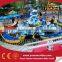 China style rotary machine water park rides Fighting Shark Island for sale