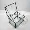 10.5*8.6*6.5cm geometric cut glass opening box air plant planter glass terrarium flower arrangement indoor gradening 0100041