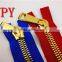 15# Top quality large metal zipper manufacturer