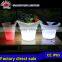 32*32*27cm RGB light waterproof ip65 3W led ice bucket with CE RoHS