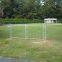 Green color 100x100 opening 6ft chain link fence for greenfield