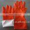 Disposable long cuff Rubber fishing gloves for home and garlden ,kitchen use