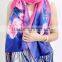 2016 new fashion custom printed 100% silk scarf