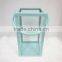 Square Metal Lantern With Clear Glass Piece