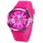 Unisex Geneva Silicone Jelly Gel Quartz Analog Sport Wrist Watch Women Girls