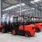 China New Diesel Forklift 3000 kg Three Stage Mast Pneumatic Tires, Side Shift / Full Free Lift/ Tilt Mast