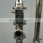 50L SS304 Bolier,3''stainless Steel Bubble Plate Reflux Tower ,ss304 Still With Parrot