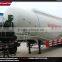 60000 liters dry powder bulk concrete tanker trailer