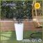 pp tall self-water tall plastic flower vases