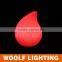 waterproof IP65 RGB colors rechargeable floating led eggs light ball