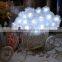 Outdoor indoor color chaning snow ball Xmas tree decoration new christmas led ball string light