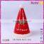Three layers desgin hat shape desgin christmas ceramic decorations