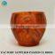 Painting glass candle containers