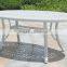 patio ridge aluminum casting table and chair set outdoor furniture