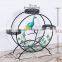 2016 Factory Custom Handmade Colorful Wrought Iron Flower Pot Stand