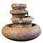 Three Tier Flowing Tabletop Water Fountain With LED Lights