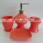 wholesale yellow bathroom accessories set