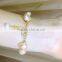 14k gold 4-5 mm pink baroque freshwater pearl bracelet