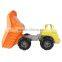 Dongguan Toy Big Plastic Dump Truck Yellow Cab and Orange Dump from ICTC Factory