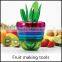 10 in 1 Convenient Tools Plant for Fruits for Sale,wholesale Fruit Maker Tool Set 10 PCs,fruit Salad Maker Tools Set